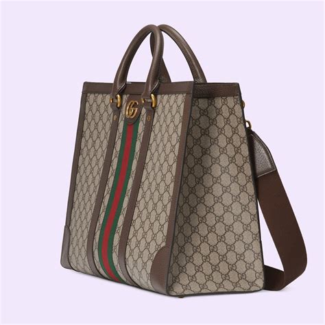 gucci ophidia leather top handle bag|Gucci ophidia large tote bag.